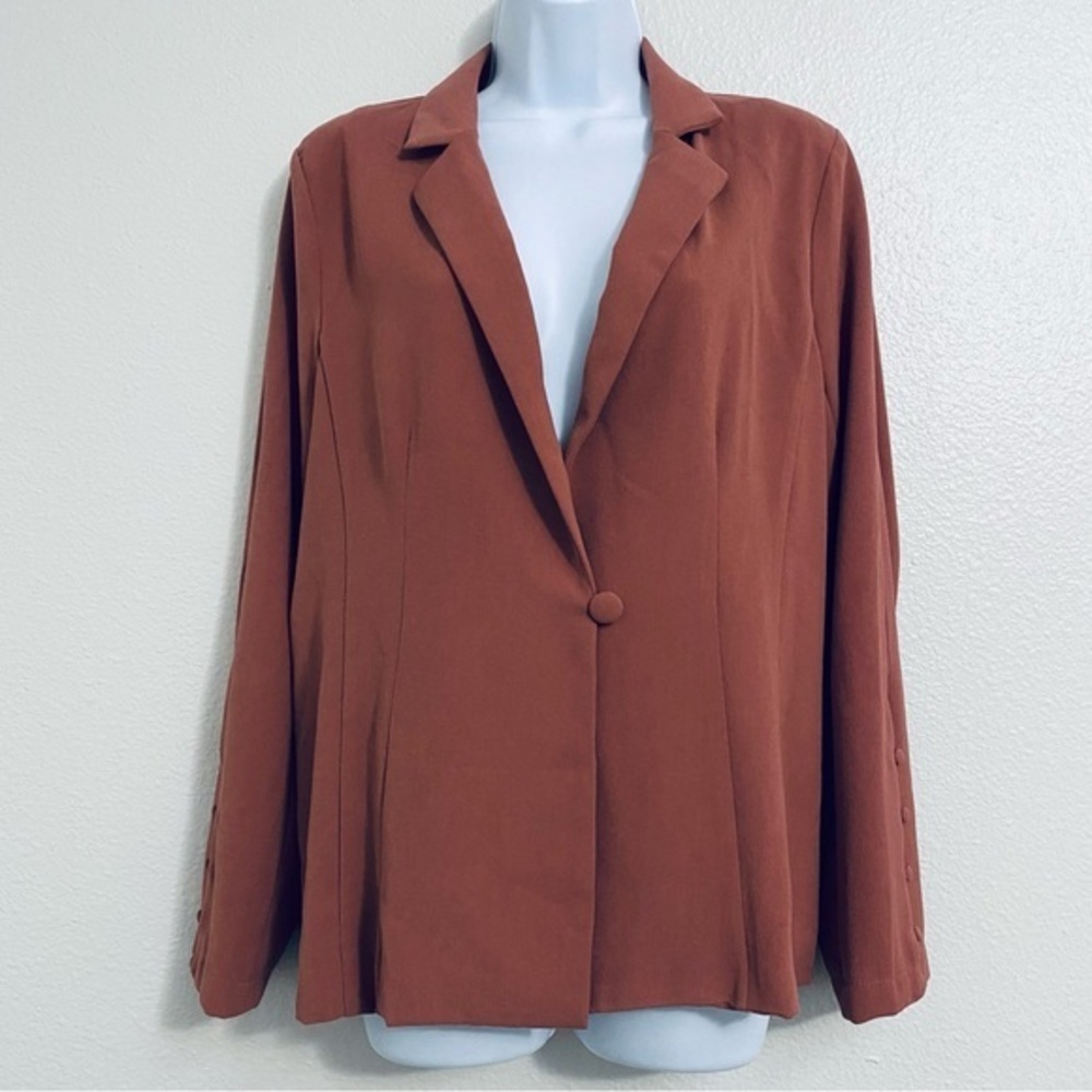 Women's Lightweight Pink Blazer XL Preppy Academia Office Siren Capsule‎